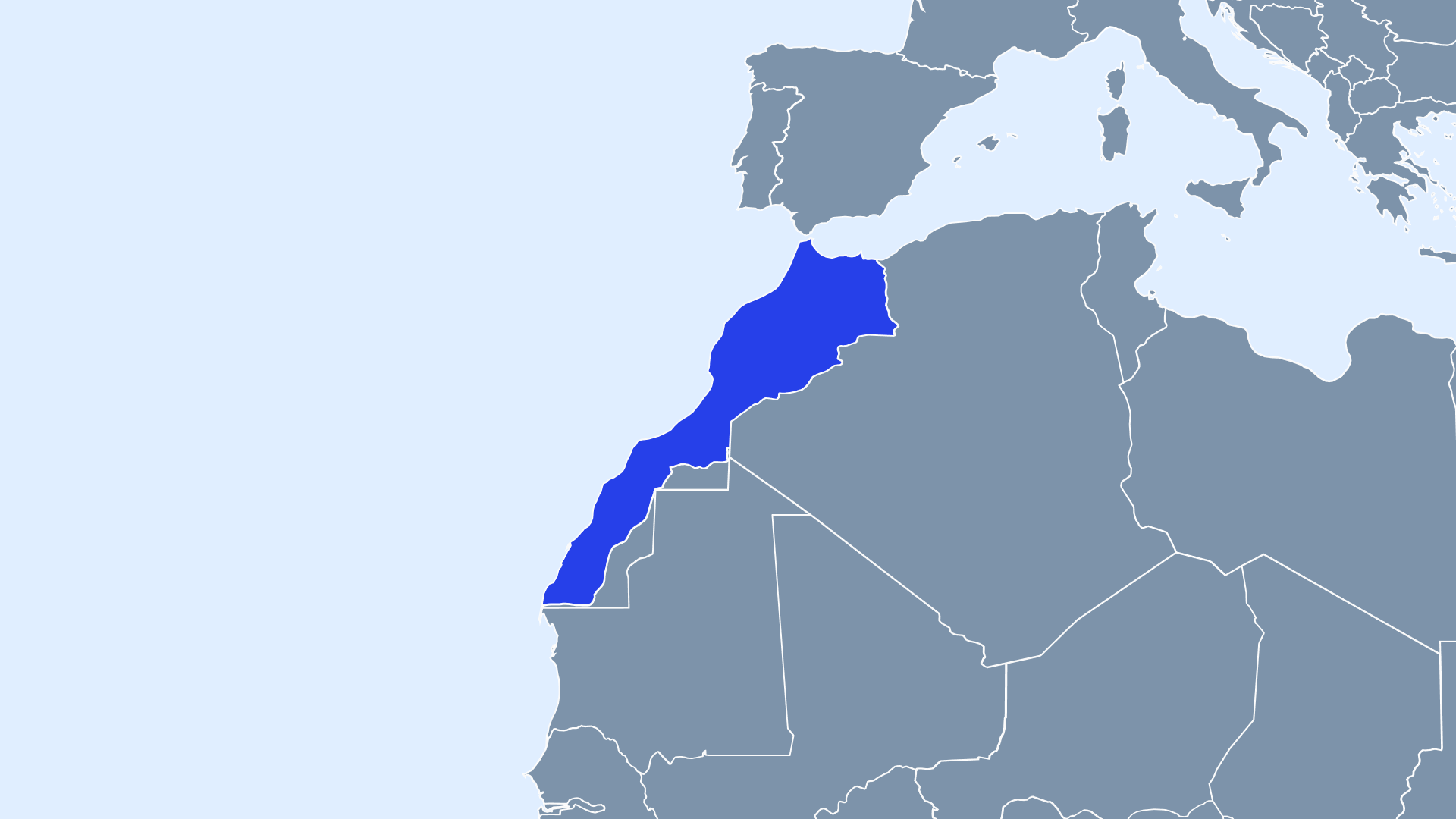 Mapa de Marruecos