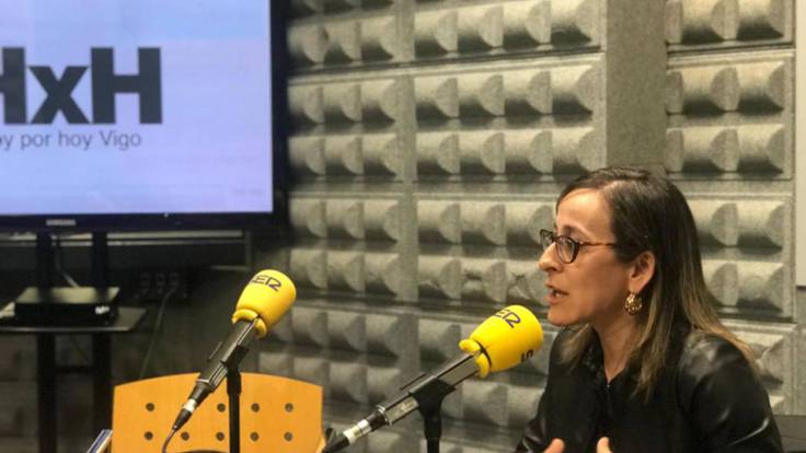 Ethel Vázquez explica los avances en la Vía de Alta Capacidade Tui-A Guarda