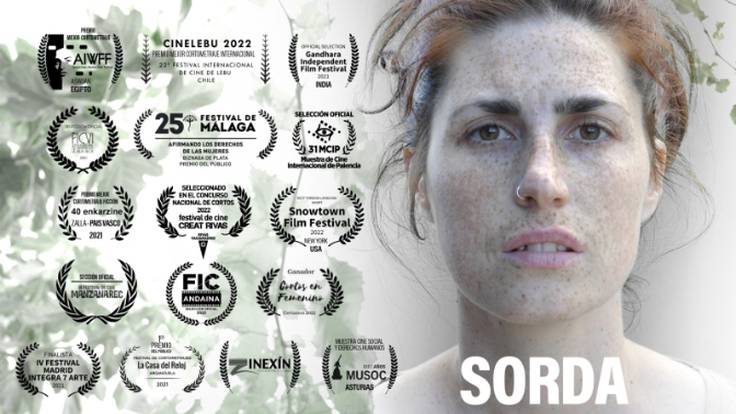 Eva Libertad y Nuria Muñoz, responsables del corto Sorda, nominado a los Goya