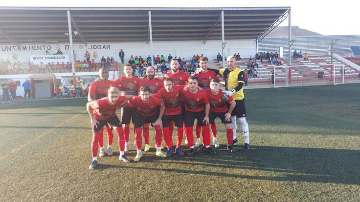 Primera victoria como local del Jodar C.F. (1:0) Juan Rodríguez en el minuto 1 del partido