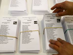 El 28% del censo vasco ya ha ejercido su voto en las elecciones, según el dato de participación de las 13:00