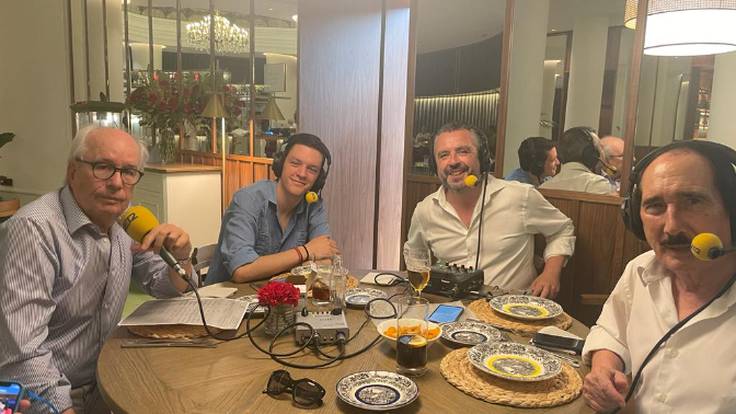 José Luis Benlloch e Ignacio Muruve, invitados en la tertulia taurina de Manolo Molés desde el Hotel Colón