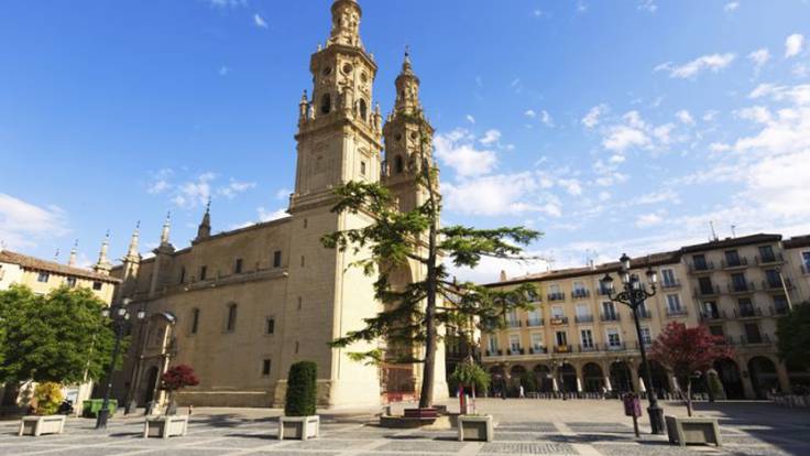 La diócesis riojana eliminará las pintadas franquistas de la concatedral de La Redonda de Logroño (09/11/2022)