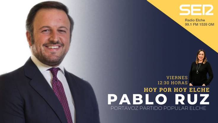 Entrevista en Hoy por Hoy a Pablo Ruz presidente del PP de Elche