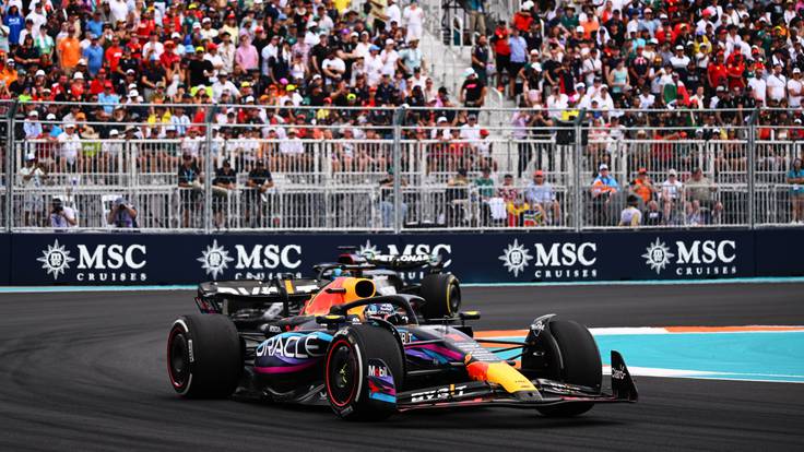 Verstappen lidera la carrera del GP de Miami de Fórmula 1