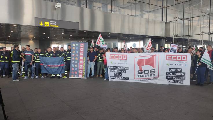 &quot;El aeropuerto de Málaga no puede frenar su crecimiento&quot; J Muñoz CCOO Aena