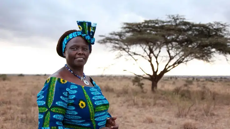 Entrevista a Maribel Mesón, portavoz de AMAPACI, sobre la exposición de Wangari Maathai