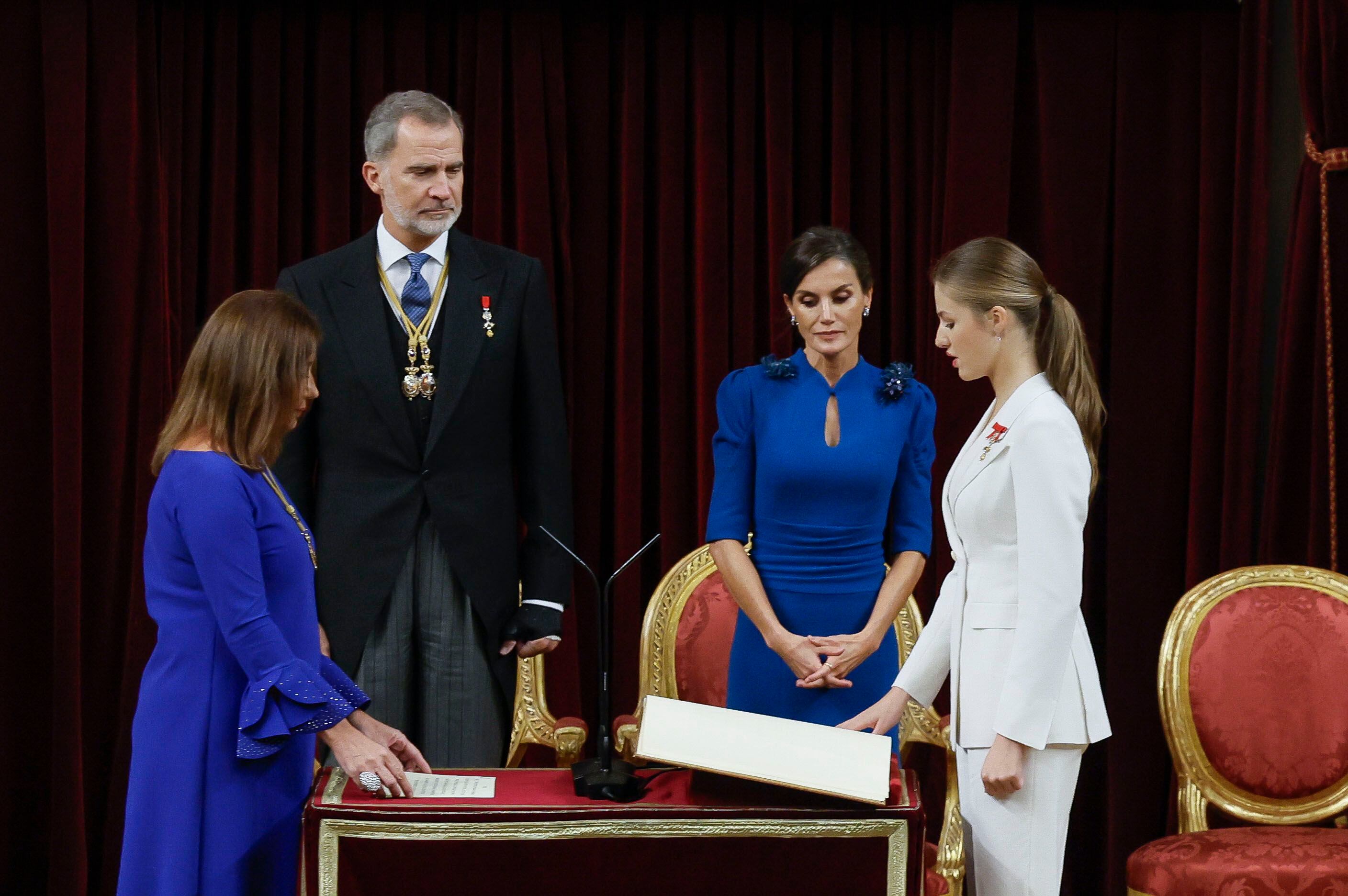 El significado del traje blanco de Leonor en su juramento