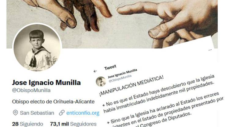 La Columna de Carlos Arcaya: «Montado a lomos de Twitter, el obispo Munilla viene de camino a Alicante»