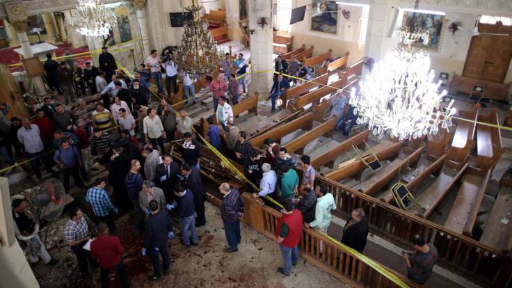 Doble atentado de Dáesh contra iglesias de la minoría cristiana en Egipto |  Actualidad | Cadena SER