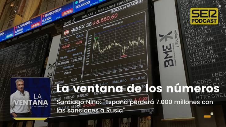 La Ventana de los números | Santiago Niño: &quot;España perderá 7.000 millones con las sanciones a Rusia&quot;