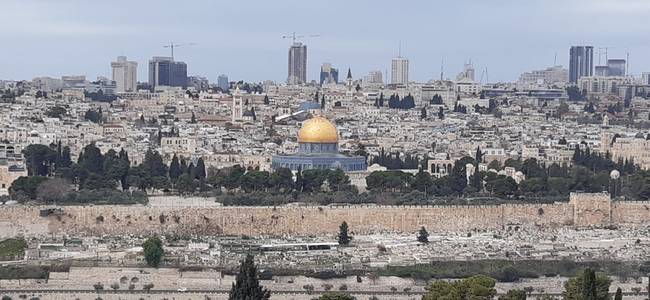 Jerusalén, vista desde el Monte de los Olivos