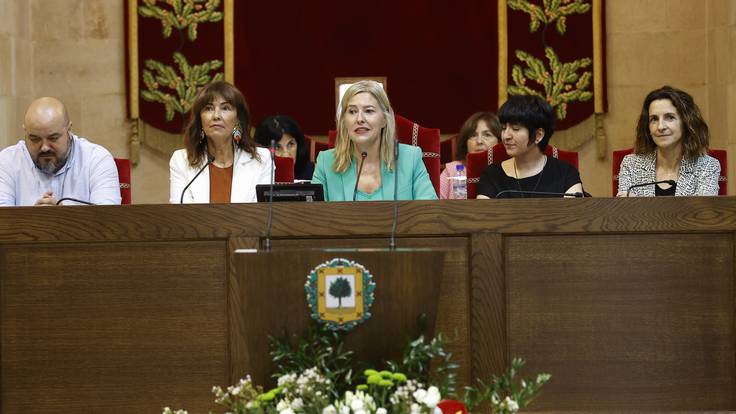 Ana Otadui, reelegida presidenta de las Juntas Generales de Bizkaia