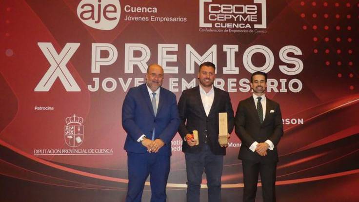 Ángel Minaya, CEO de Agróptimum ganador del premio Joven Empresario de Cuenca 2023