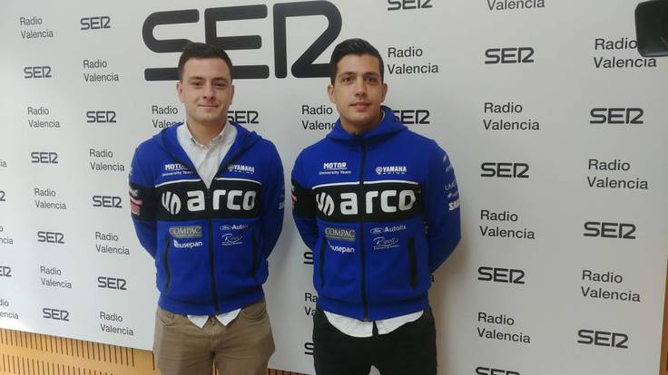 Antonio Molina y Carlos Zafra, de la UPV al Mundial de Supebikes