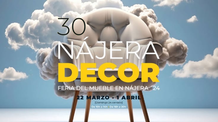La presidenta de la Asociación del Mueble de Nájera, Nuria Núñez, presenta la Feria del Mueble de Nájera, que cumple su 30 aniversario (18/03/2024)