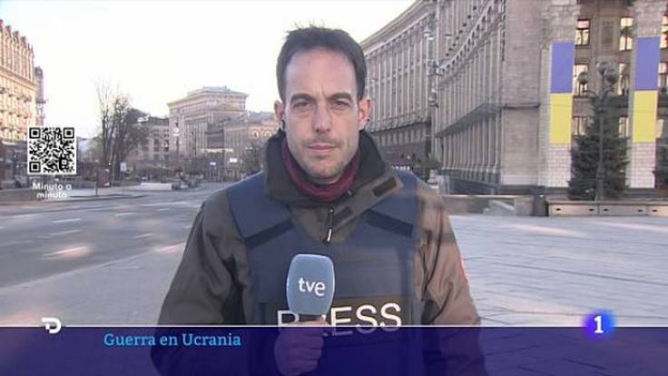 El gijonés Victor Guerrero, corresponsal de TVE en la guerra de Ucrania, habla del conflicto y la labor periodística en la zona