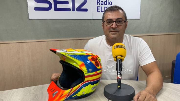 Pedro Muñoz, piloto de motocross de Elda, pelea por el Campeonato de España clásico
