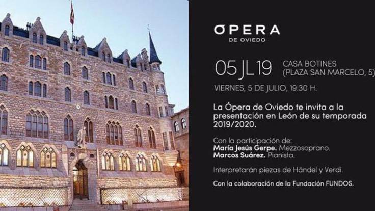 La Ópera de Oviedo se viste de largo en Botines (04/07/2019)