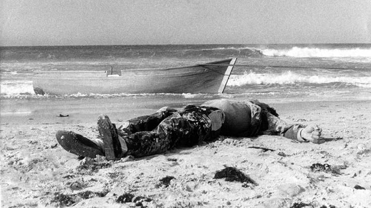La historia de la primera foto al cadáver de un inmigrante en la costa española