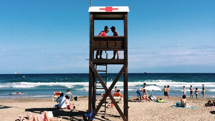 La vigilancia en las playas de la Comunitat Valenciana