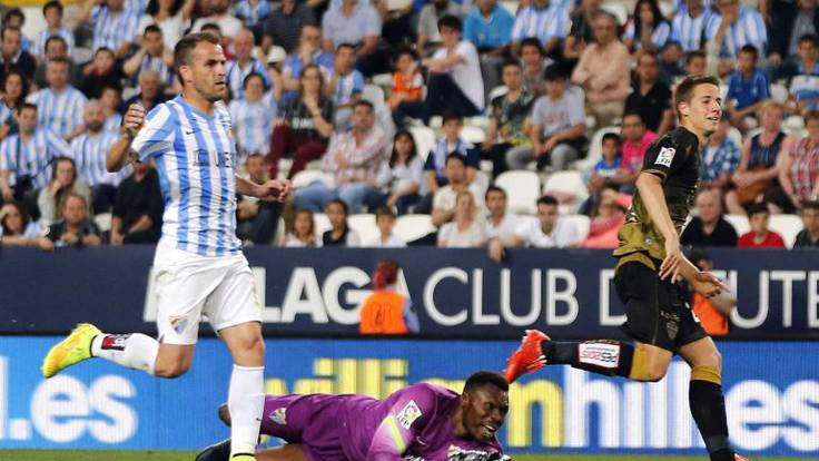 Duda se convirtió en el jugador con más partidos en la historia del Málaga en primera