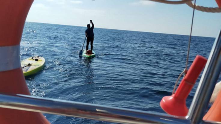 Santiago Terol y la travesia en paddle surf entre Alicante e Ibiza, en Forajidos