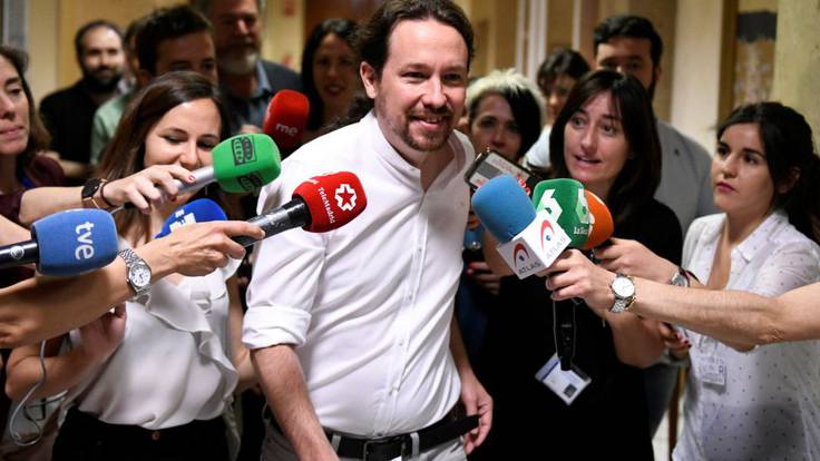 Pablo Iglesias cree que si el PSOE no consigue &quot;doblar el brazo a Albert Rivera&quot; habrá un gobierno de coalición