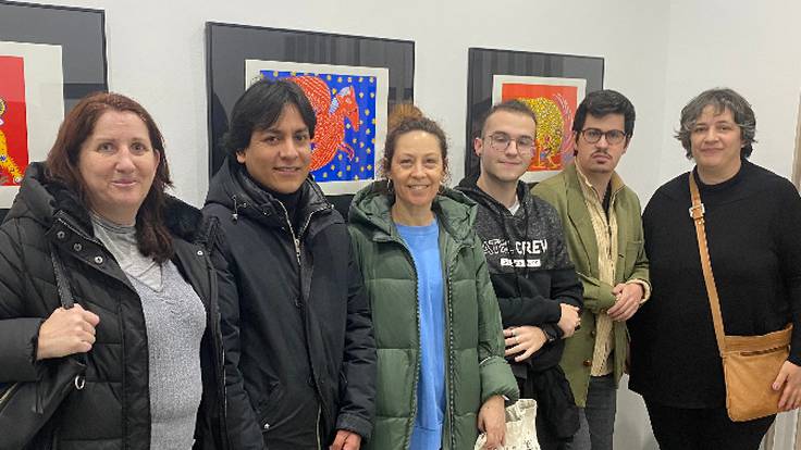 Alumnos de la Escuela de Arte de Cuenca rinden homenaje a María Prymachenko