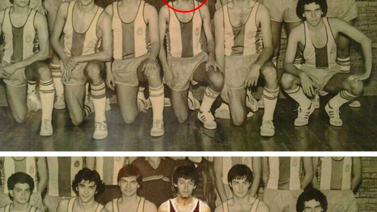 Josep Maria Bartomeu va jugar al Barça de bàsquet abans de fitxar per l&#039;Espanyol