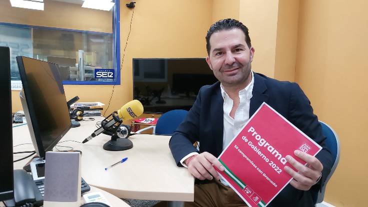 Visita Radio Granada el candidato del PSOE por la pronvincia de Granada al Parlamento de Andalucía, Noel López