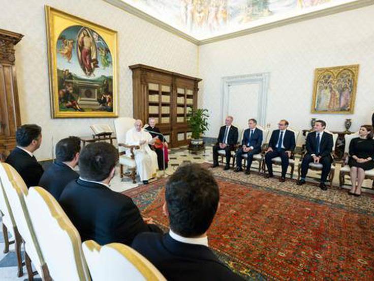 El Papa Francisco pone en valor “la cultura del mestizaje” ante los alcaldes de las Ciudades Patrimonio