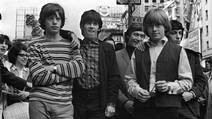 Una imagen de los Rolling Stones en el año 1964, cuando Brian Jones era su principal instrumentalista y líder