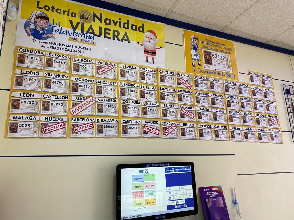 El recorrido de un décimo de la Lotería de Navidad hasta que llega a tus manos