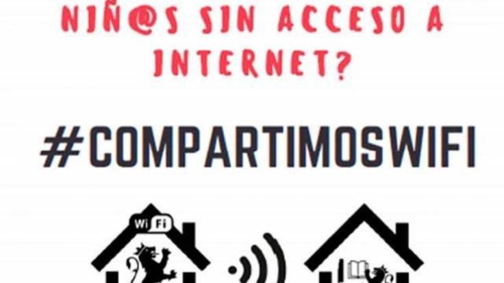 Wifi compartido desde el instituto Juan del Enzina (07/04/2020)