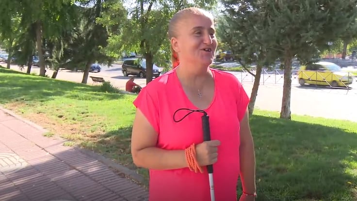 Entrevista a Encarni, runner de Sanse con discapacidad visual que busca voluntarios para correr a su lado
