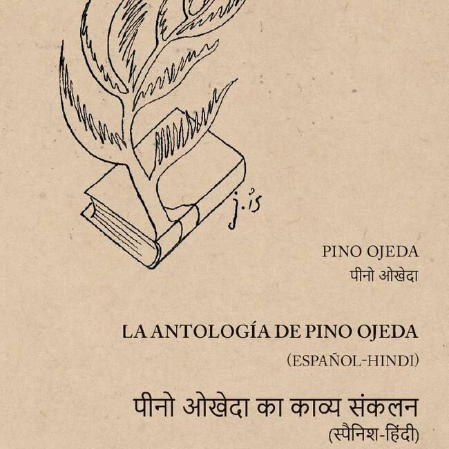 Potada de la traducción al hindi de Pino Ojeda