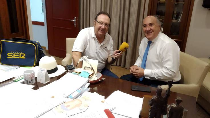 Entrevista con José Ignacio Landaluce tras la reunión con Junta, Costas y Puerto