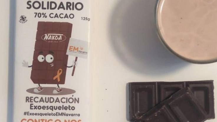 Chocolate solidario para la Asociación de Esclerosis Múltiple de Navarra (01/02/2021)