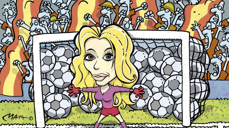 España golea a Marta