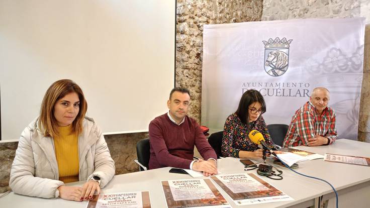 Lucía Arranz, concejal de Desarrollo Económico, presenta la XXII Certamen de Tapas de Villa de Cuéllar