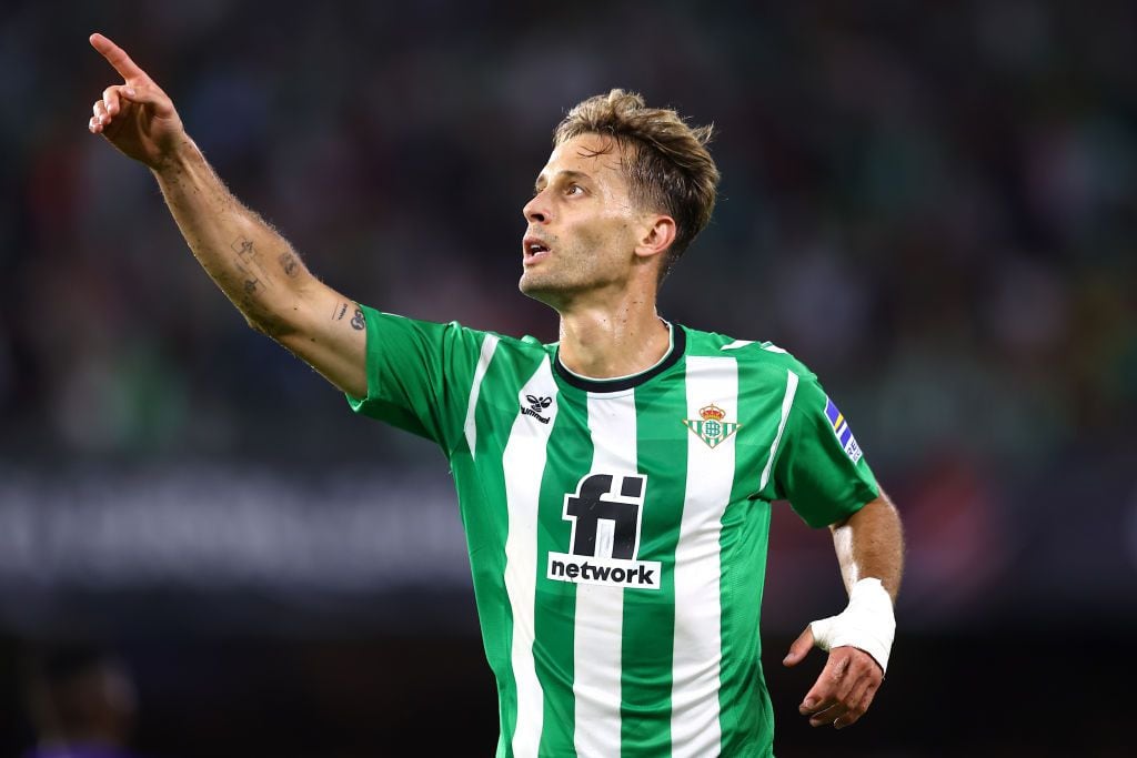 Sergio Canales, en un partido entre el Betis y el Ludogorets