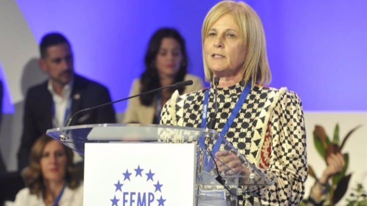 Declaraciones de María José García Pelayo, presidenta de la FEMP y alcaldesa de Jerez, sobre el minturo de silencio convocado tras la muerte de dos guardias civiles en Barbate
