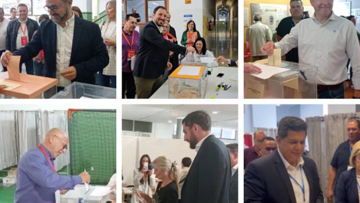 Así han votado los candidatos municipales a la alcaldía de Lorca