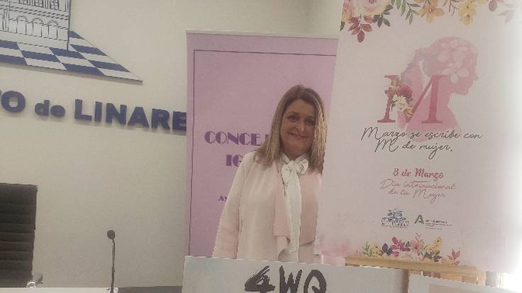 Ángeles Isac, concejala de Igualdad. Programación Día Internacional de las Mujeres en Linares