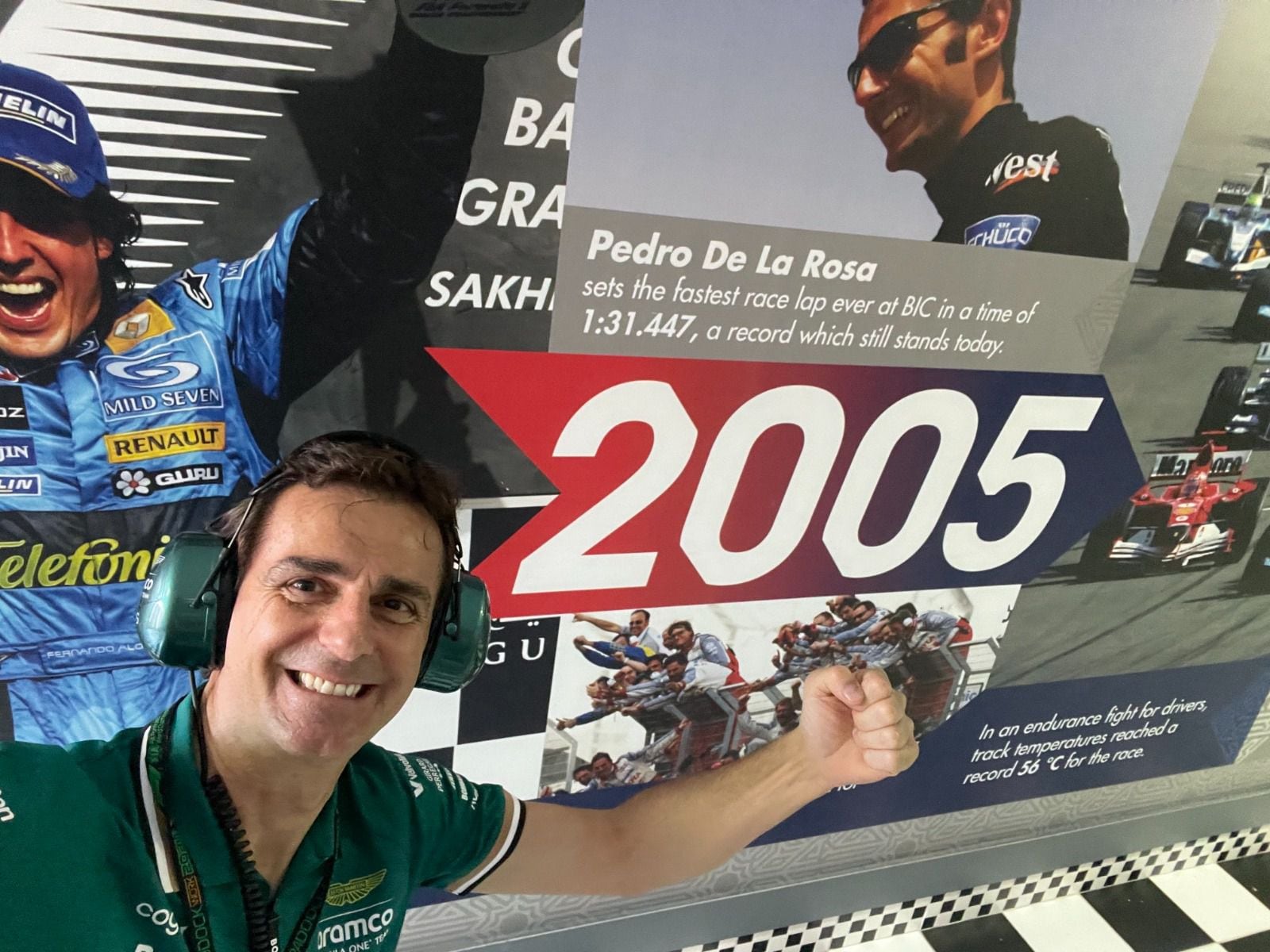 Pedro de la Rosa: "Si tengo que perder el récord de vuelta en Bahrein, que sea porque me lo quita un Aston Martin"