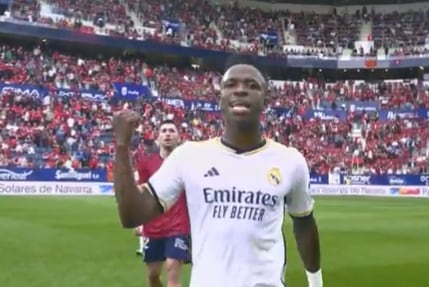 Vinicius busca a la cámara tras ver su quinta tarjeta amarilla: "En todos los partidos el árbitro saca tarjeta para mí, en todos los partidos"