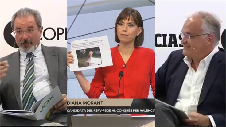 &quot;Es impresentable&quot;: la reacción de Àngels Barceló ante el machismo de Pons y Flores con Diana Morant