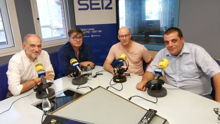 Empresaris: Sant Miquel 2018 amb Oriol Oró, Marc Ribert, Antoni Minguell i Francisco Fonseca