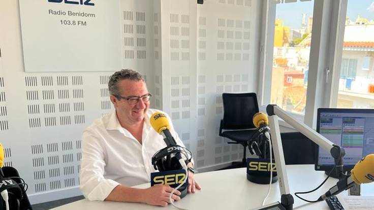 Entrevista a Toni Pérez, alcalde de Benidorm, en Hoy por Hoy Benidorm (16/08/2022)